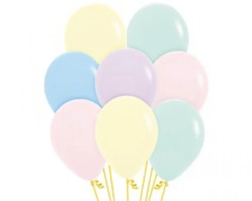 Sempertex 30cm Pastel Matte Assorted Latex Balloons (25pk) - Pack of (25)