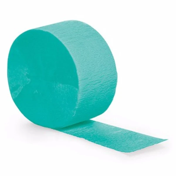 Teal Lagoon Crepe Streamer