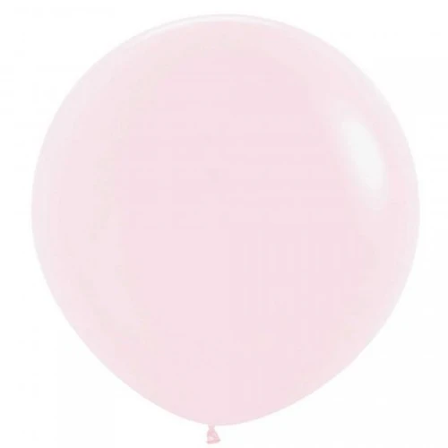 Sempertex 60cm Pastel Matte Pink Latex Balloons 609 - Pack of 3