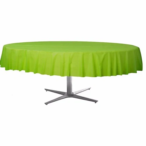 Tablecover Round Kiwi Lime Green Plastic