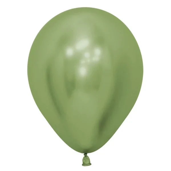 Balloon - Sempertex 30cm Metallic Reflex Lime Green(Pack of 50)