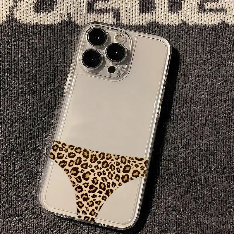 Color: Clear, Ships From: CHINA, Material: PP - for IPHONE 15 case 14 13 12 11 PROMAX 7 8 PLUS X XR XS MAX Leopard print soft silicone anti-drop and shock-proof