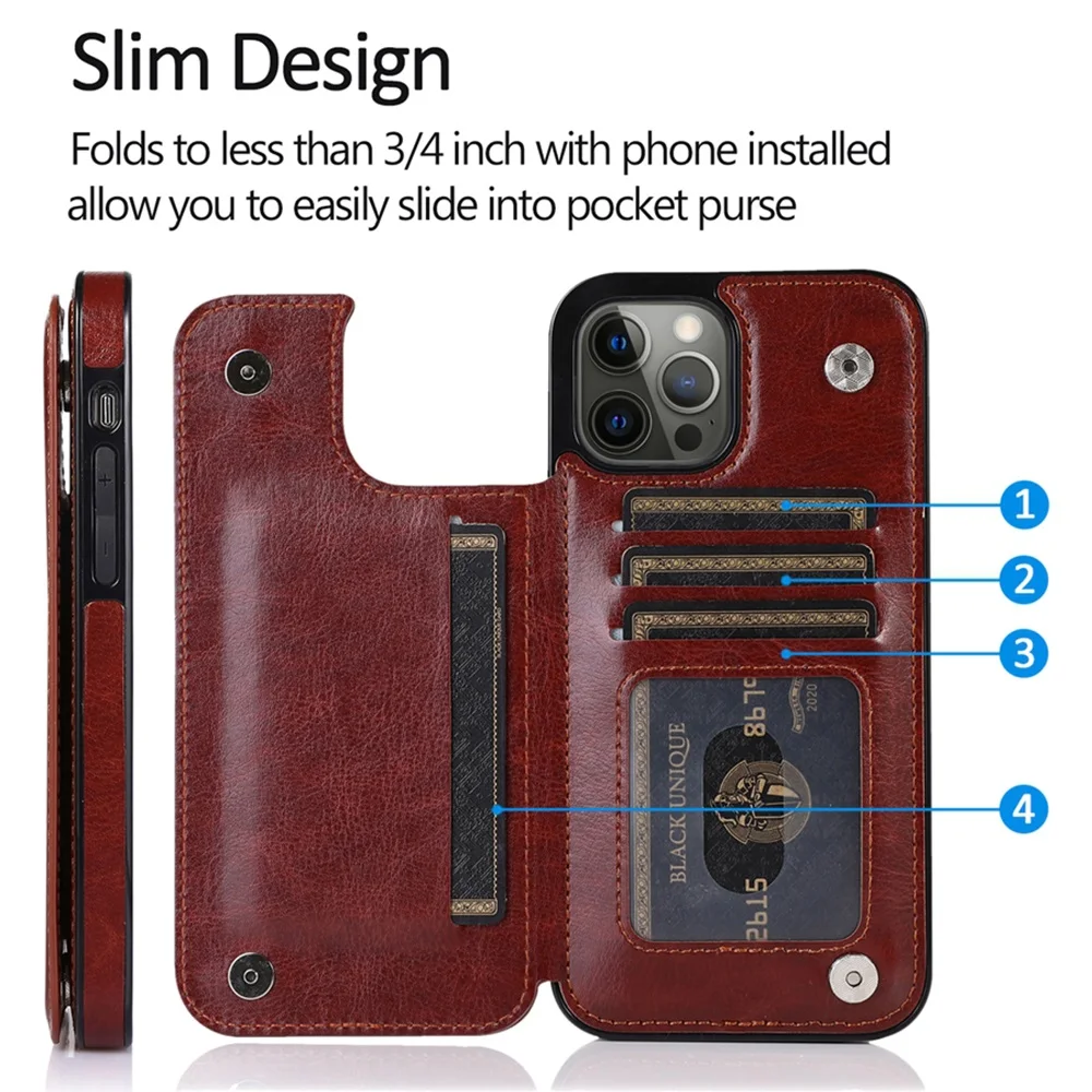 Material: Carbon Fiber, Color: Blue - Leather Wallet Case for iPhone 15 14 13 12 11 Pro Max Mini Wallet Case XR X XS Max 8 7 6S 6 Plus SE 2022 2020 Card Holder Flip
