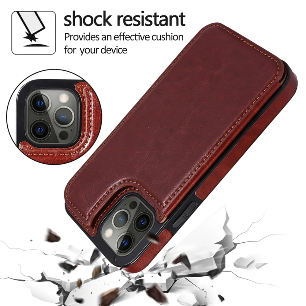 Material: Carbon Fiber, Color: Blue - Leather Wallet Case for iPhone 15 14 13 12 11 Pro Max Mini Wallet Case XR X XS Max 8 7 6S 6 Plus SE 2022 2020 Card Holder Flip