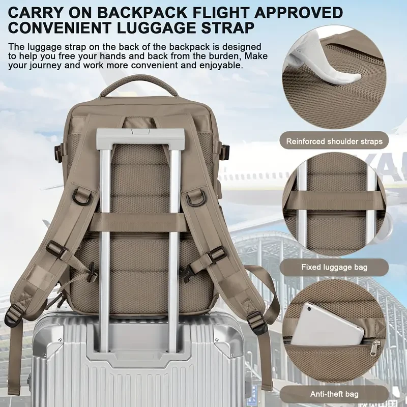 Large Capacity Waterproof Backpack for Women and Men