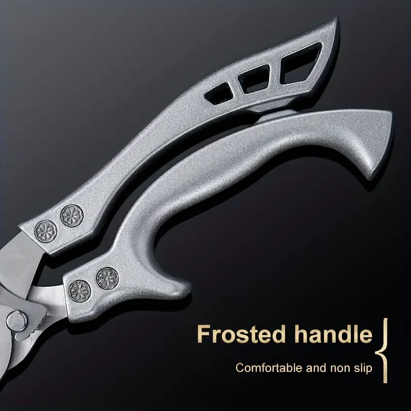 Stainless Steel Kitchen Scissors for Fish, Meat, Chicken, Fruits, Vegetables