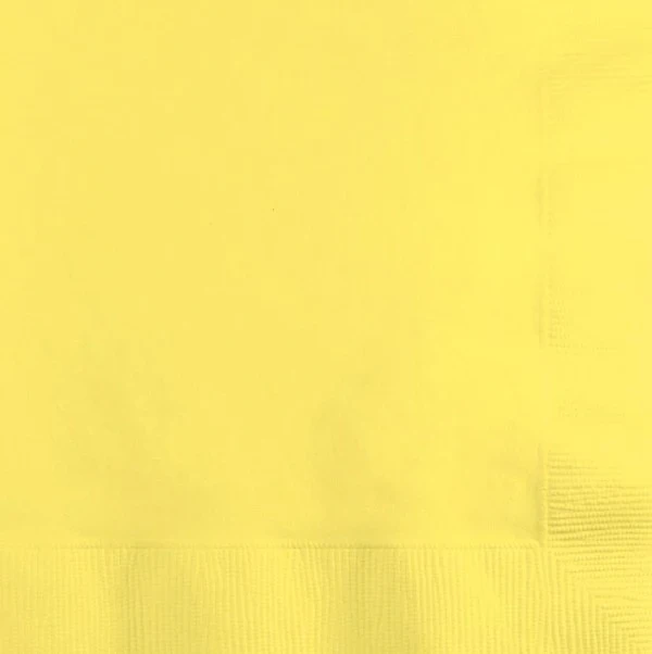 Mimosa Yellow Tablecover Tissue & Plastic Back