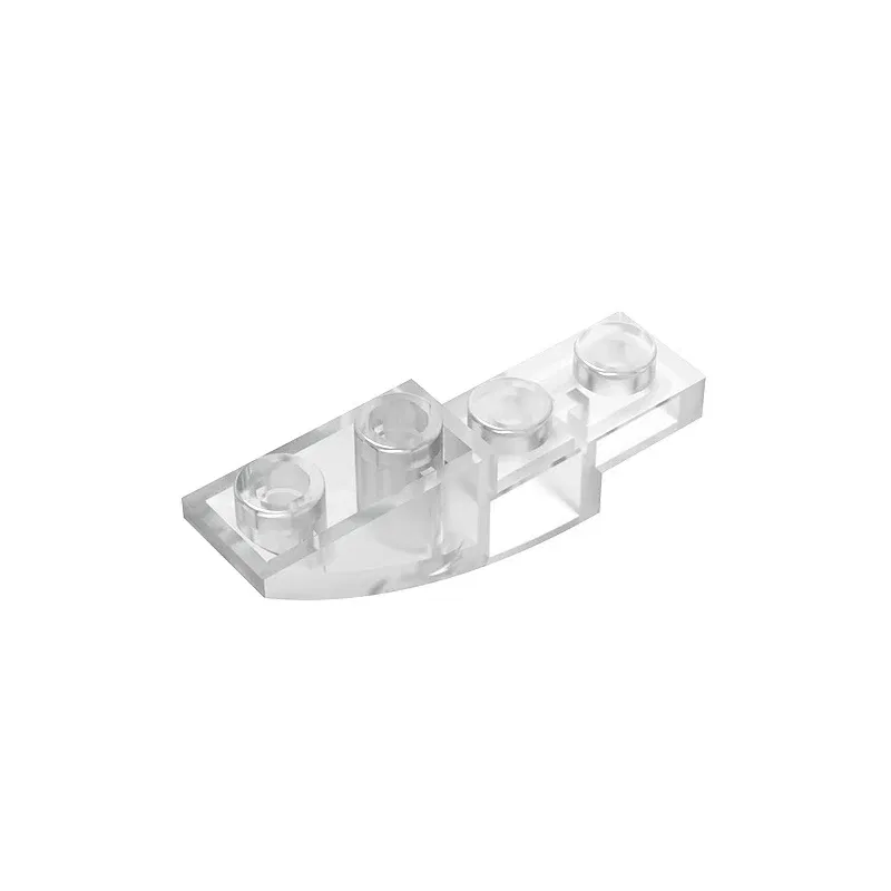 Color: WHITE - Gobricks GDS-731 BRICK 1X4X1 INV. BOW compatible with lego 13547 children's DIY Educational Building Blocks Technical