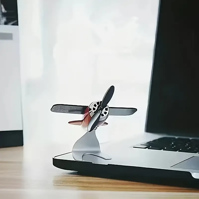 Solar-Powered Aircraft Car Decoration