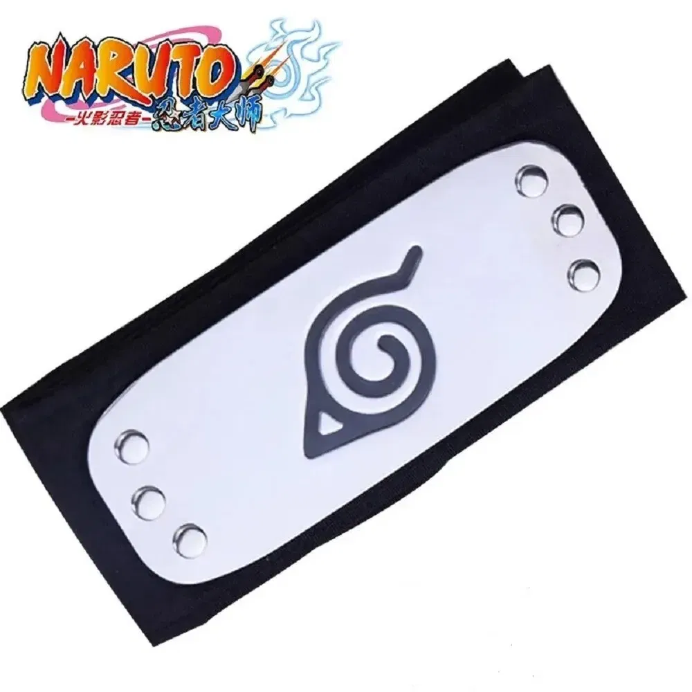 Color: Chocolate - Ninja Headband Rebel Leaf Naruto Forehead Protector Coslapaly Anime Peripheral