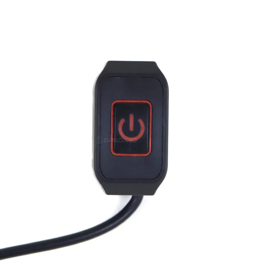 Color: multi - Motorcycle Handlebar Switch with LED Light 7/8'' 22mm Momentry Buttton for Electric Star Kill Waterproof Control Switch Button