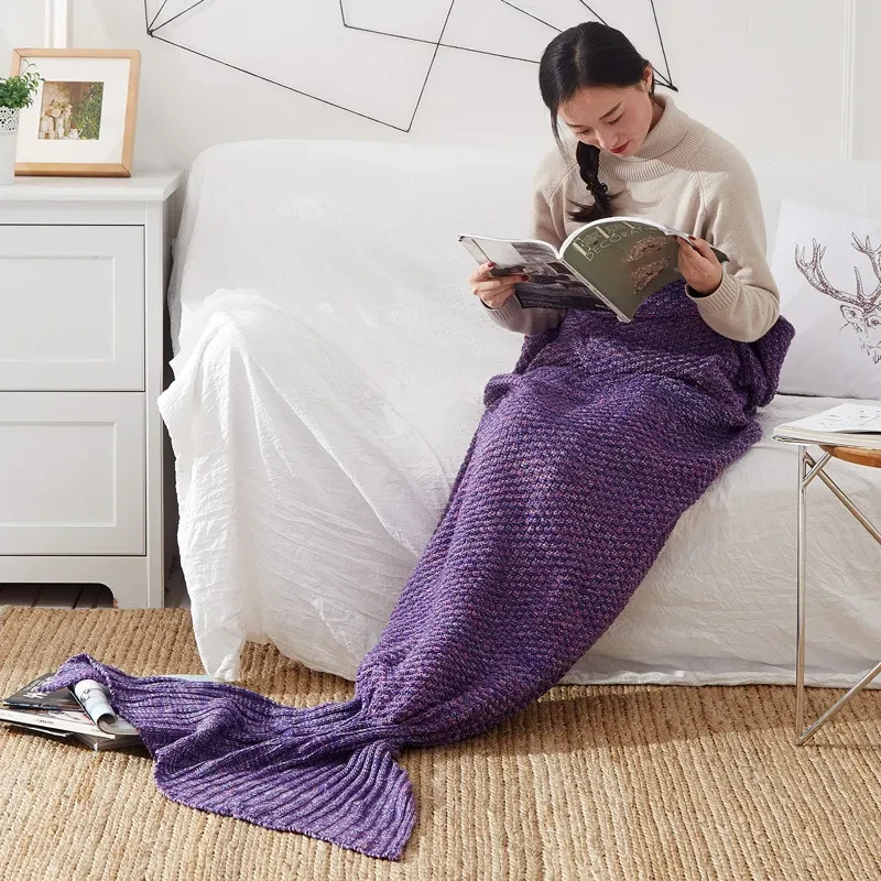 Dreamy Mermaid Cozy Tail Blanket