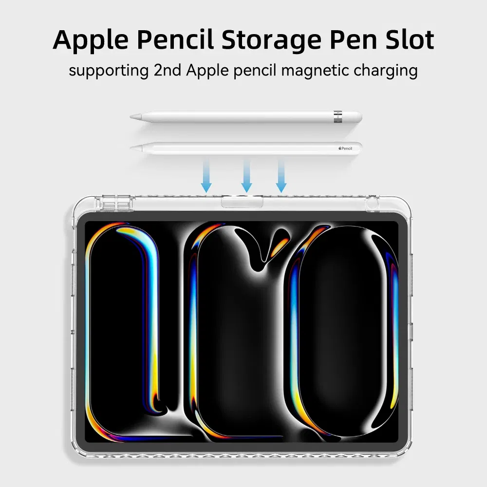Color: green, Size: eleven - For iPad Air 5 Case 2024 Air 6 11 iPad Pro 11 12.9 13 10 Gen 10.2 9th 8th 7th 9.7 6th 5th Mini 7 6 Smart case with pen Holder