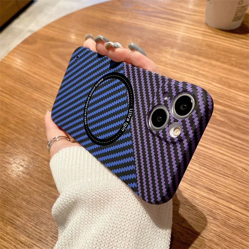 Color: Malachite Blue, Material: Cotton Fabric - Luxury Carbon Fiber for iPhone 11 14 Plus 12 13 Pro Max Magsafe Case Magnetic Wireless Hard Thin Slim Cover for iPhone 13 14 Max