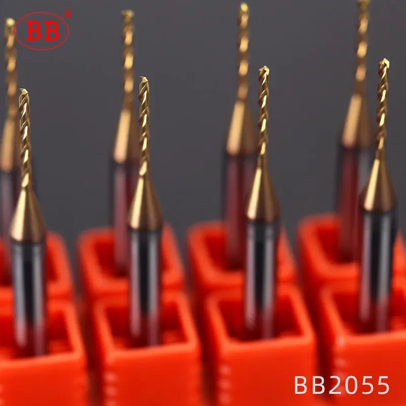 Hole Diameter: 8mm - BB 0.3~2.02mm Micro Drill Solid Carbide Bit Mini CNC Hole Making 3D Shank Diameter 4mm D4 Metal Steel Plastic 1PCS