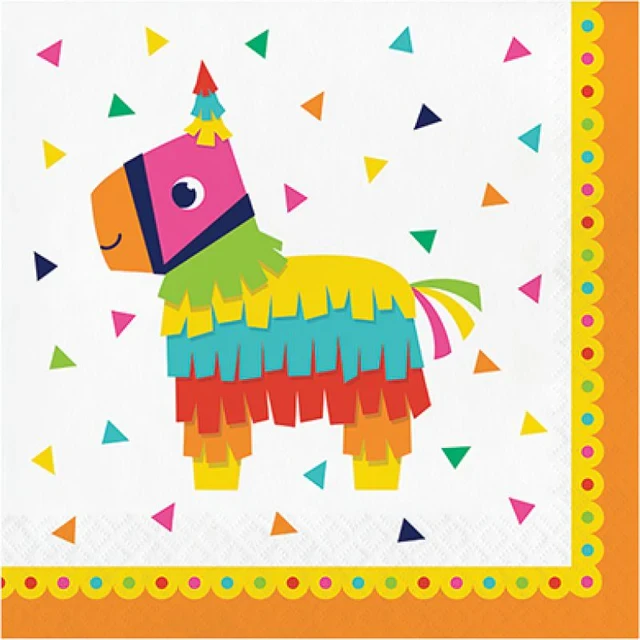 Fiesta Fun Lunch Napkins  (Pack of 16)