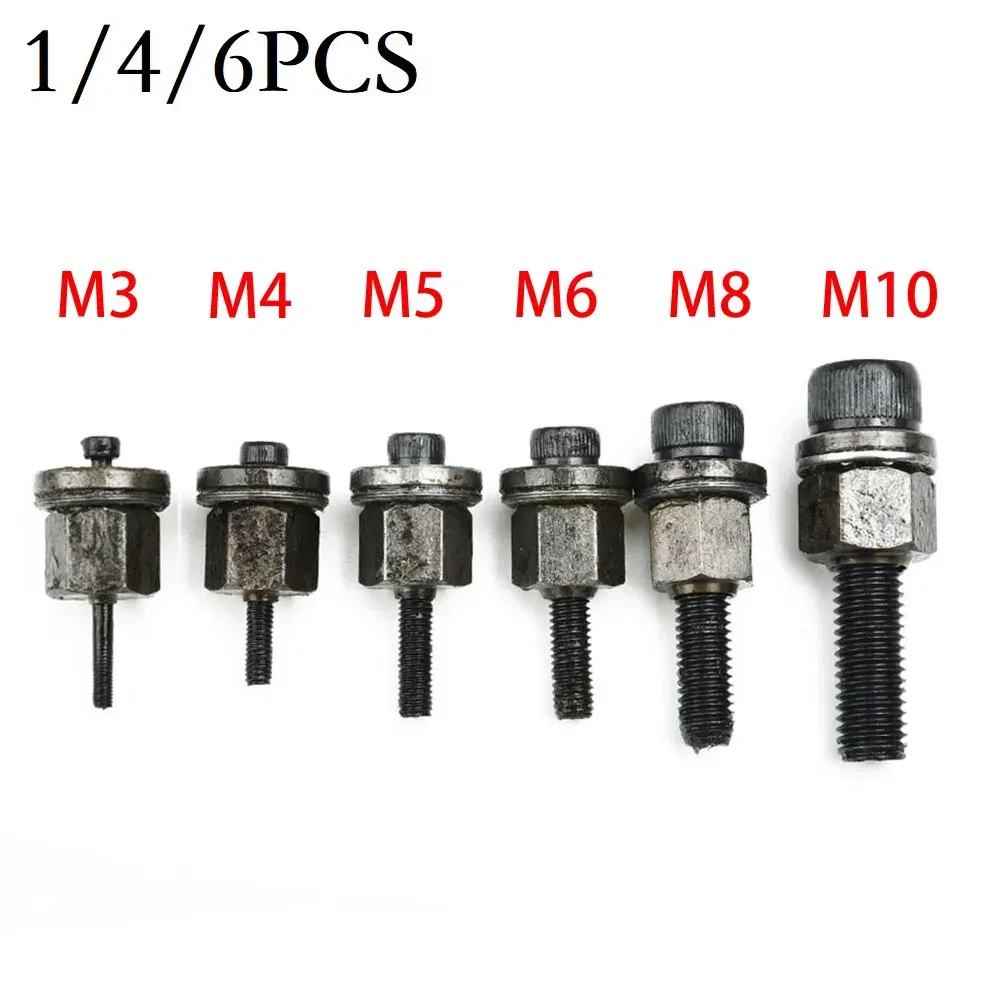 Color: Brown, Ships From: CHINA - Hand Rivet Nut Head Tool Head Set For Rivet Nut Tool M3 M5 M6 M8 M10 Manual Riveter Threaded Riveter Nut Riveter Tool Tip