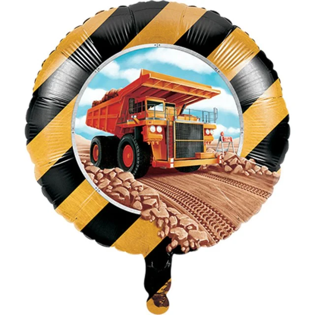 45cm Big Dig Construction Foil Balloon