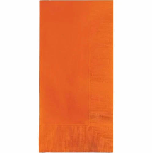 Sunkissed Orange Dinner Napkins - Pack of 50