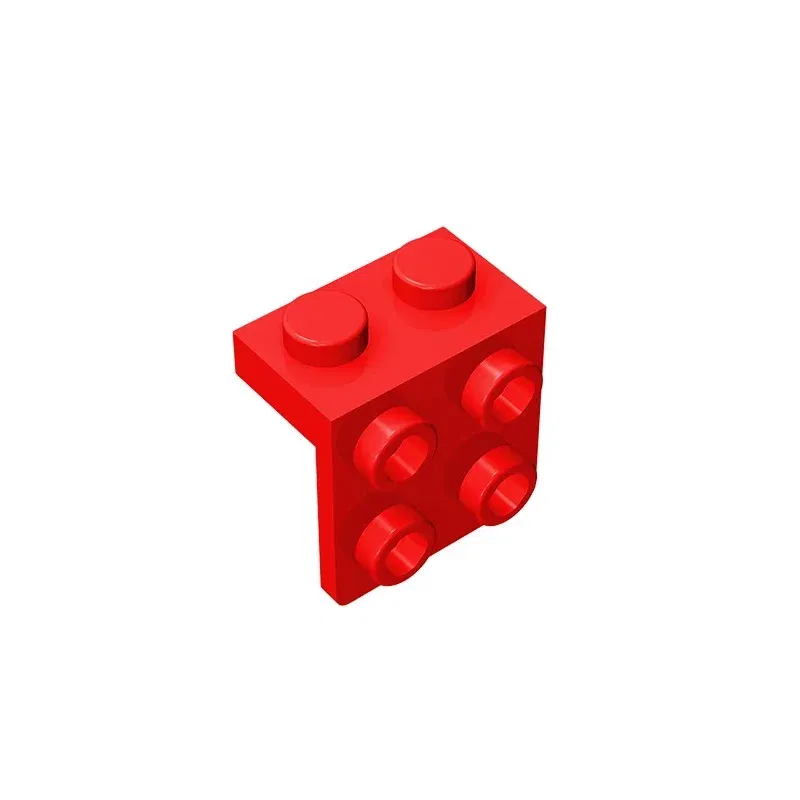 Color: light yellow - Gobricks GDS-641 ANGLE PLATE 1X2 / 2X2 compatible with lego 44728 21712 92411 children's DIY Educational Building Blocks