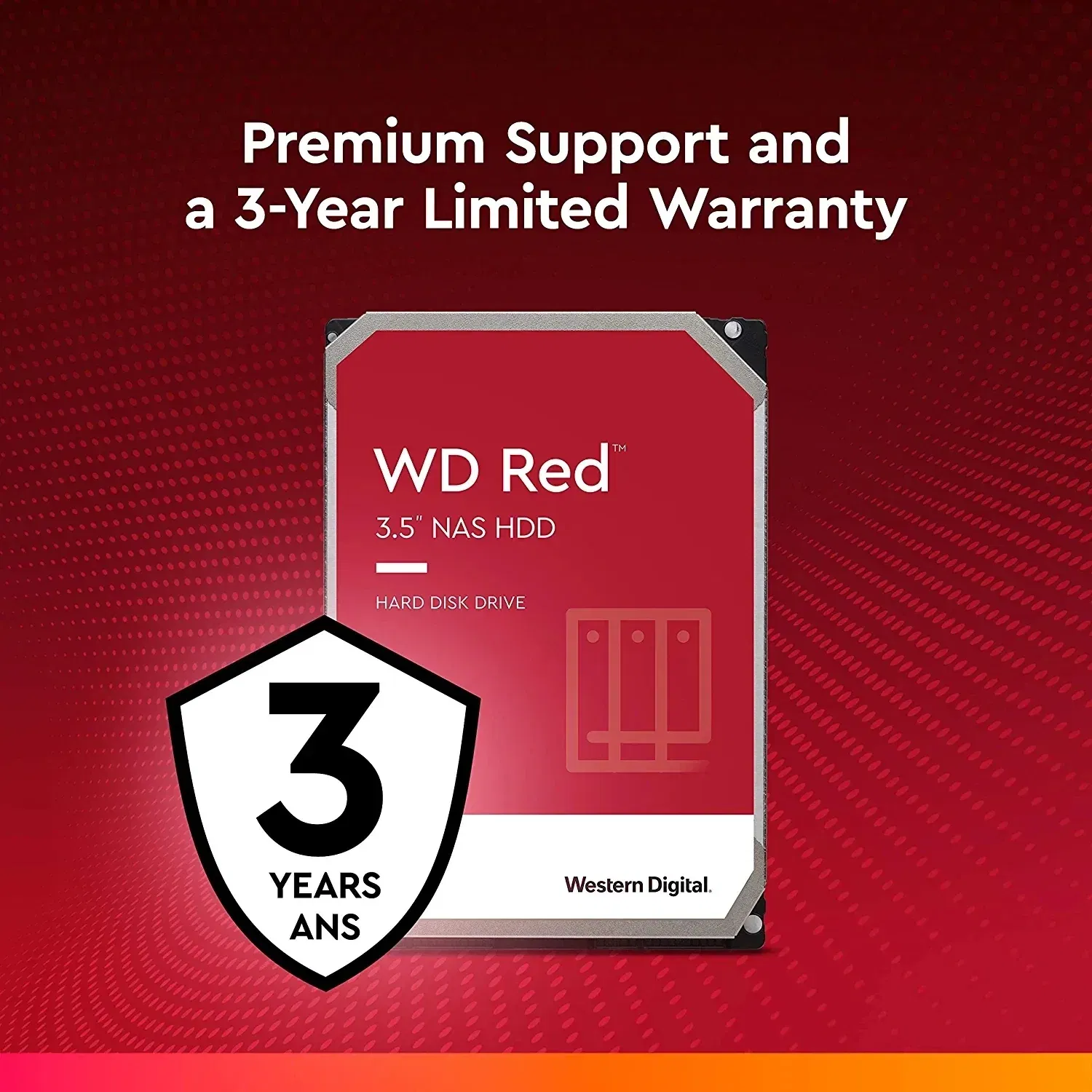 Capacity: 2TB - Original Western Digital WD Red NAS 4TB 3TB 3.5" Internal Hard Drive HDD SATA 6GB/S 2TB 1TB SATA 64 MB Cache HDD For Desktop