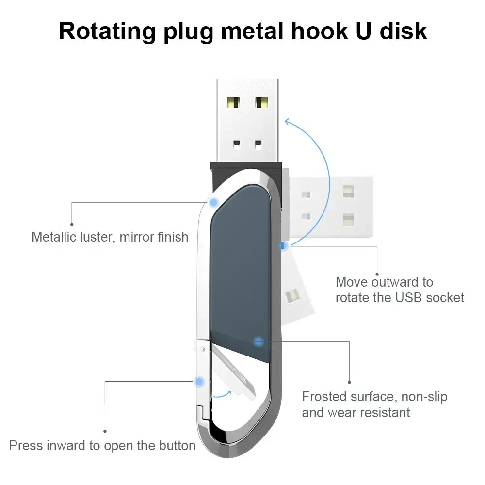 Color: black, Capacity: 64 GB - Hot Sale Metal USB Flash Drive 64gb Memory Stick Black Waterproof Pen Drive 128gb Personalized Portability Pendrive