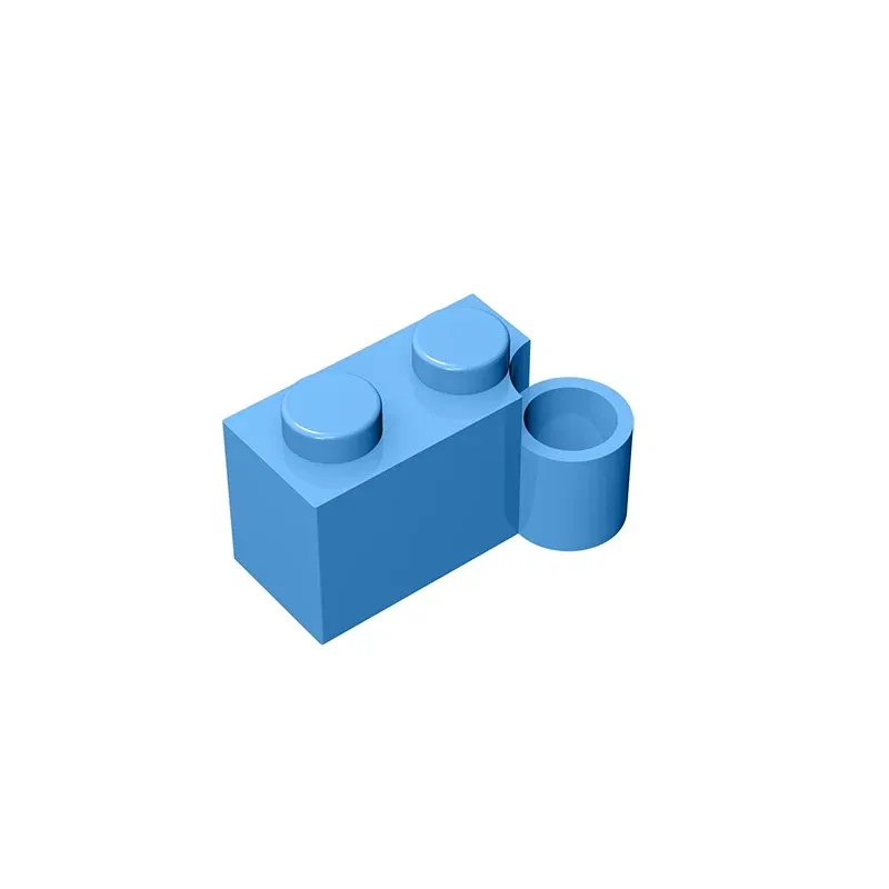 Color: Blue - Gobricks GDS-809 HINGE 1X2 LOWER PART compatible with lego 3831 children's DIY Educational Building Blocks Technical