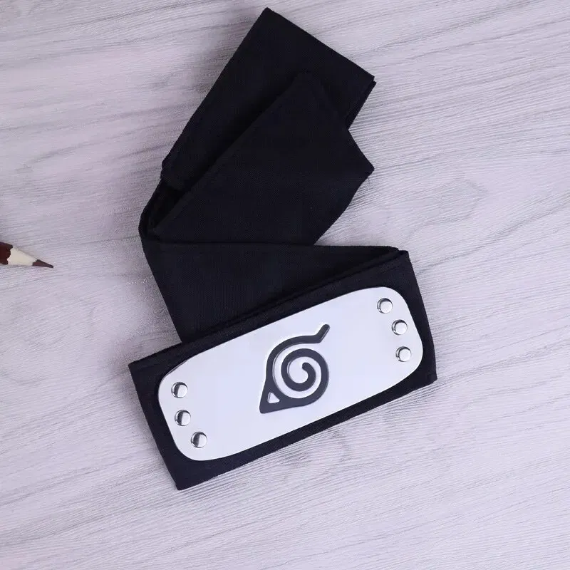 Color: Silver - Ninja Headband Rebel Leaf Naruto Forehead Protector Coslapaly Anime Peripheral
