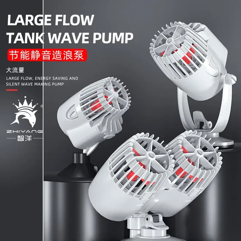 Color: Red, Power: 2W - Wavemaker Wave Maker Water Pump for Aquarium Fish Tank Submersible Aerobic Pump Water Circulation Pump Flow Surf Pump 220-240V