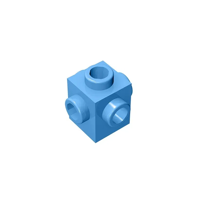 Color: Lavender - Gobricks GDS-650 BRICK 1X1 W. 4 KNOBS compatible with lego 4733 children's DIY Educational Building Blocks Technical
