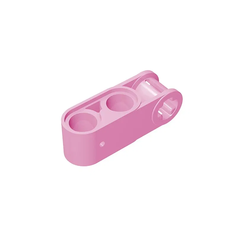 Color: Brown - Gobricks GDS-936 Technical, Axle and Pin Connector Perpendicular 3L with 2 Pin Holes compatible with lego 42003 Assembles