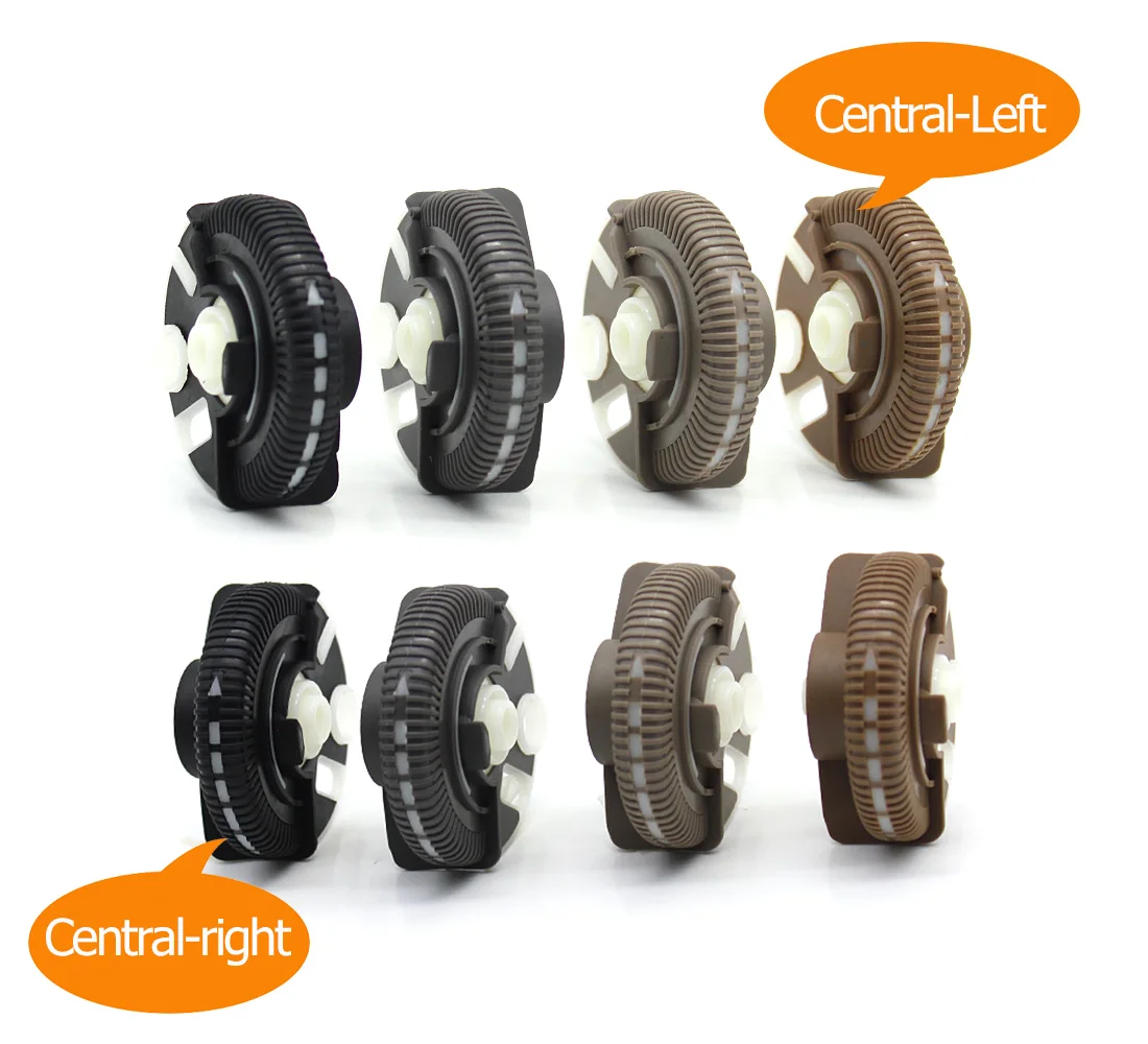 Color Name: Gold - Front Air Conditioner Control Roller Ac Vent Base Rolling Wheel For Mercedes Benz E Class W211 2003-2008 E200 E230 E260 E280
