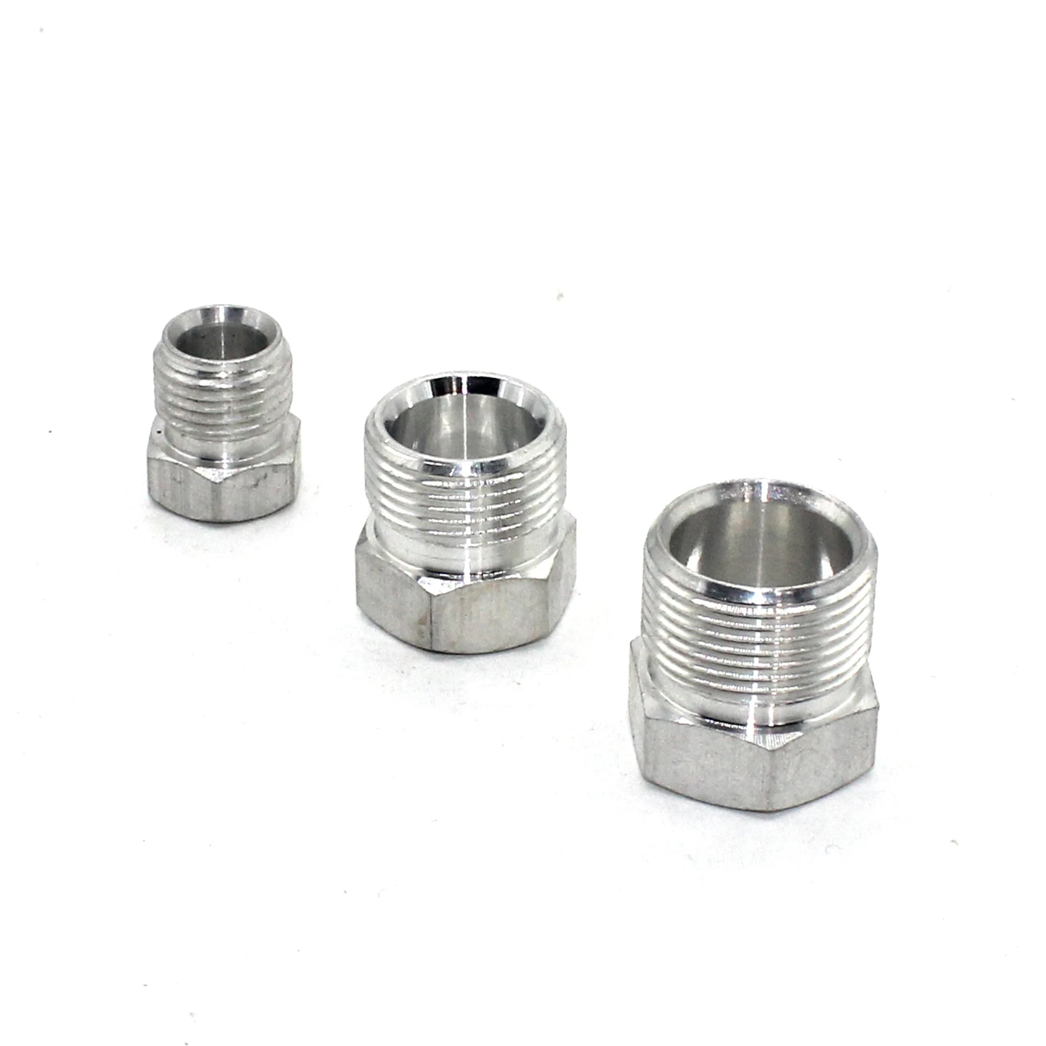 Color Name: Gold - Automotive Air Conditioning Hose Connector Pipe Joint R134a/R12 Outer Tooth Welding Aluminum Pipe Head Conversion Fittings