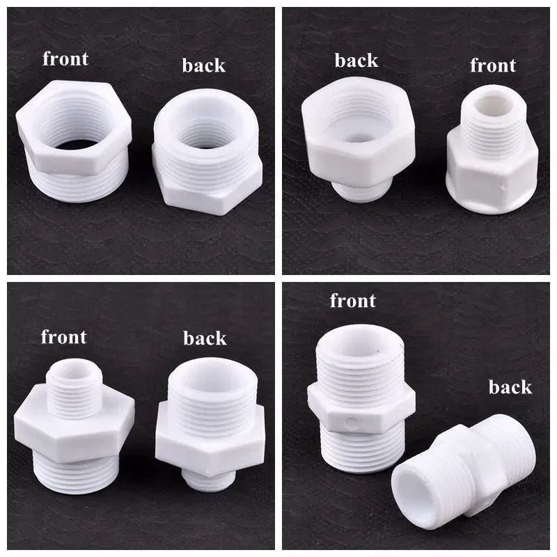 Color: Black, Diameter: 1/2'' - 2~20PCS 1/2"3/4"1"Inch PVC Male/Female Thread Equal Path/Reducer/Bushing Joint Fish Tank Garden Irrigation Water Pipe Connectors