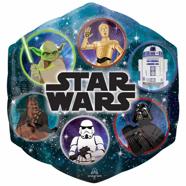 Foil Balloon - SS XL Star Wars Galaxy Group (58cm)