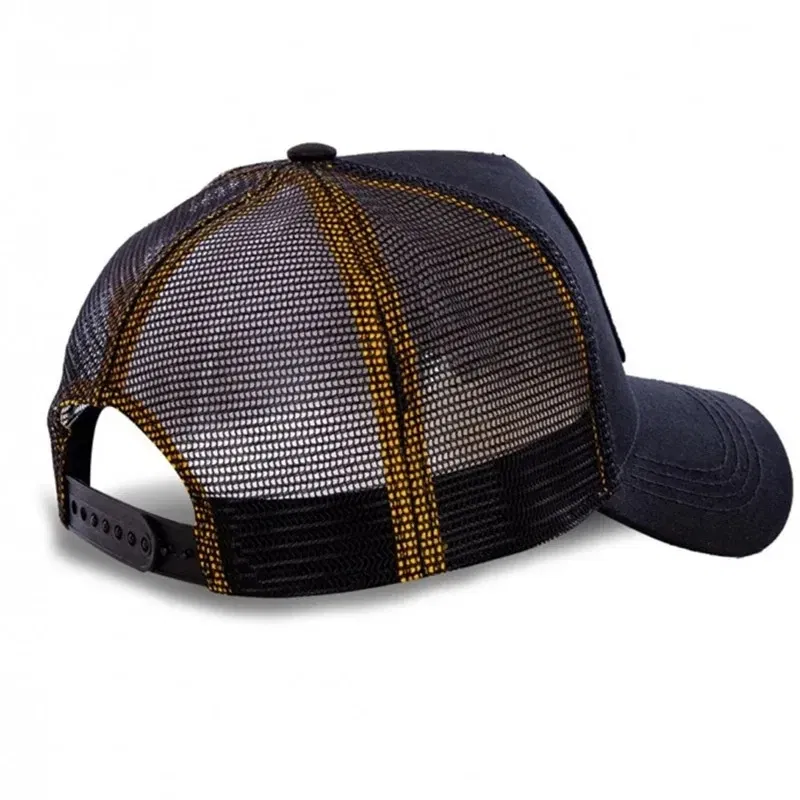Color: Dark purple, Size: Adjustable - Hot Sale Unisex Anime Cartoon Cap High Quality Patch Draw Baseball Cap Men Trucker Hat