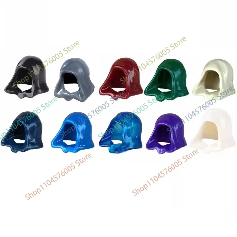 Color: Medium Dark Flesh - MOC Brown Hair Building Blocks City Figures Body Creative Accessory Blond Gold White Parts DIY Hats Mini Bricks Assemble Toy S04