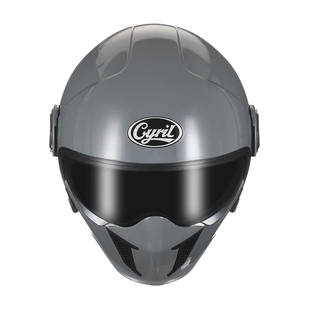 Color: Black, Size: XL - Modular Motorcycle Helmet Full Face Open Face Retro Helmets DOT ECE APPROVED CYRIL OP12A Capacete De Moto Masculino