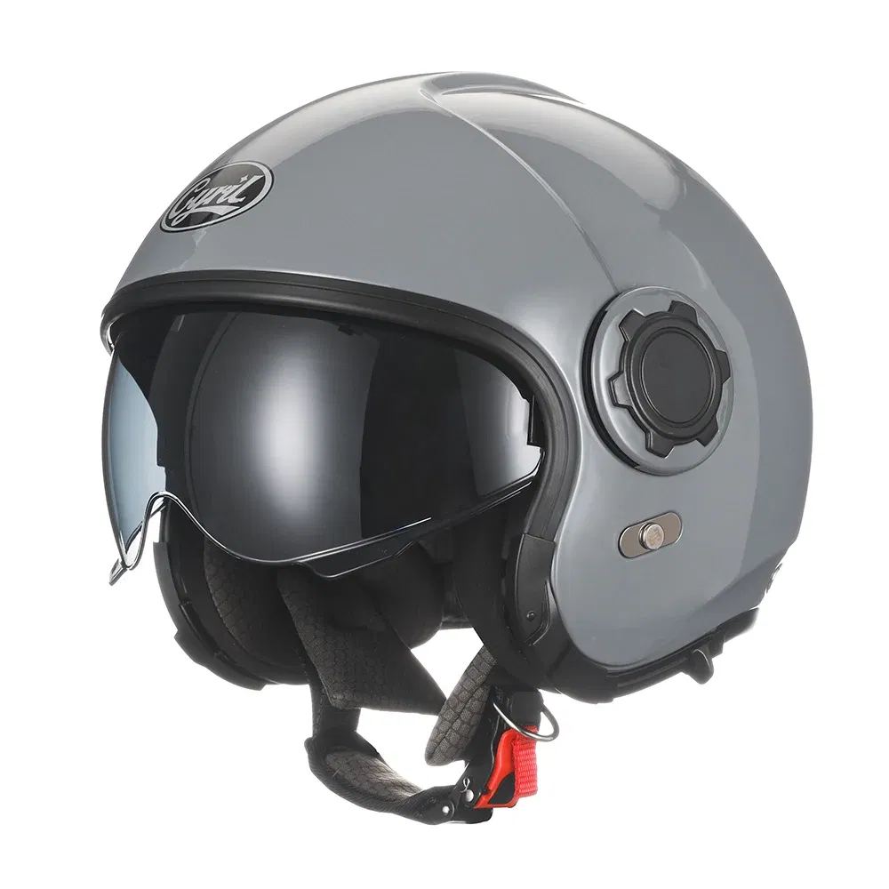 Color: Black, Size: XL - Modular Motorcycle Helmet Full Face Open Face Retro Helmets DOT ECE APPROVED CYRIL OP12A Capacete De Moto Masculino