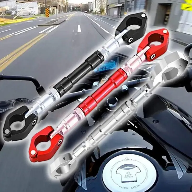 Ships From: spain, Color: Black - Universal Motorcycle Multifunctional Bracket Balance Adjustable Bar Stand Crossbar Durable Balancing Handlebar Motorcycle