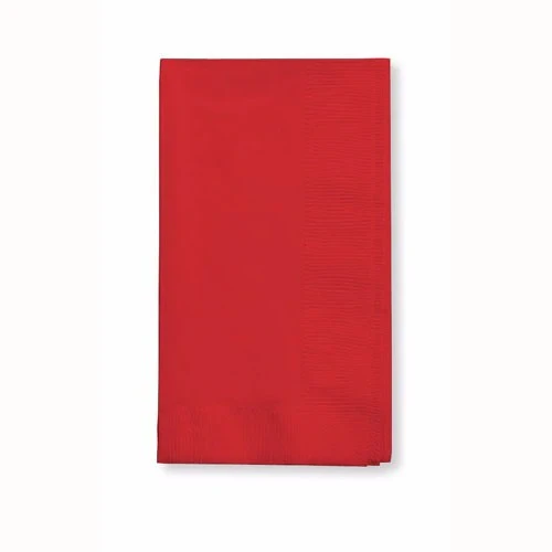 Classic Red Dinner Napkins - Pack of 50