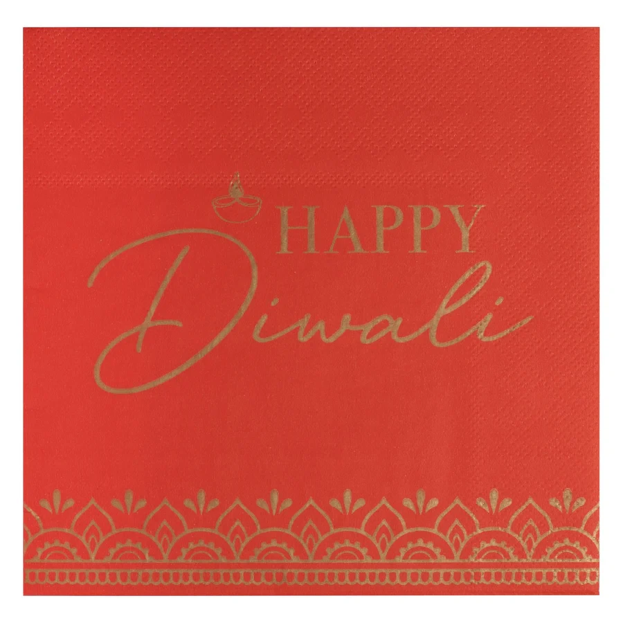 Beverage Napkins - Diwali