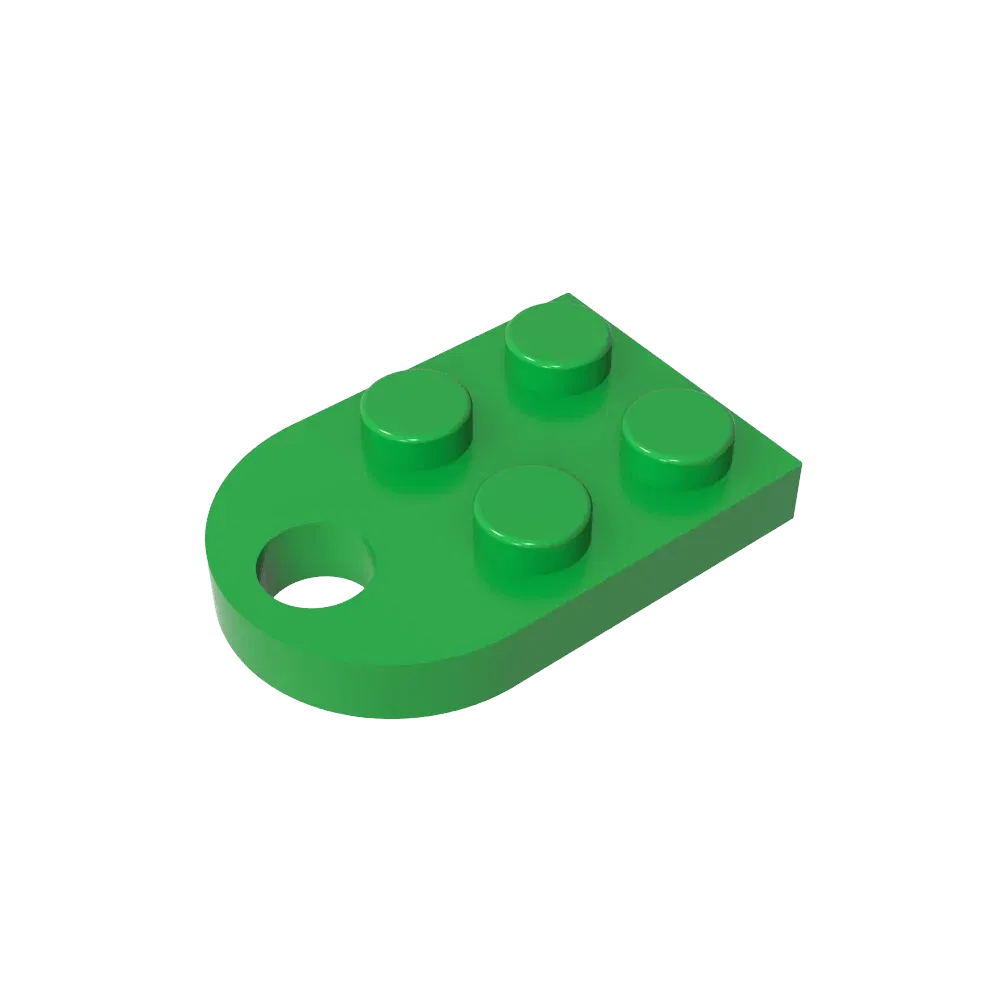 Color: Light Grey - Gobricks 1pcs Moc Bricks Plate Special Parts 3x2 with Hole Compatible with 3176 Assemble Building Block Kids Toys DIY Gift Adult