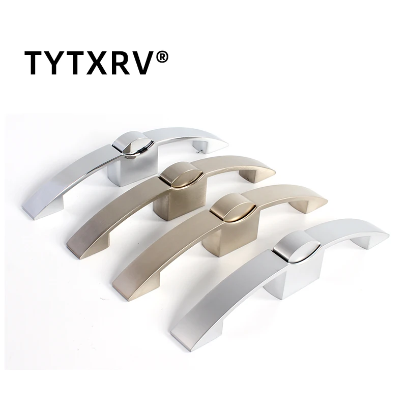 Color: black - 128mm hole distance Camper Car Push Lock RV Caravan Boat Cabinet Locks Handle Home Drawer Latch Button Locks Caravan Motorhome