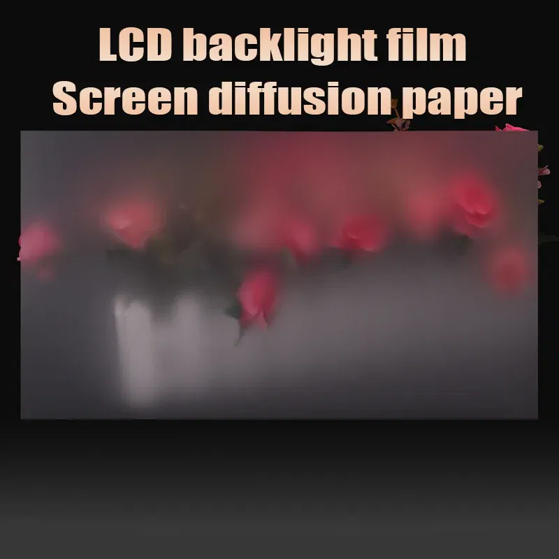 Color: Yellow - LCD Screen Diffuser Membrane Display Prism Film Led Light Backlight Module Diffusion Paper