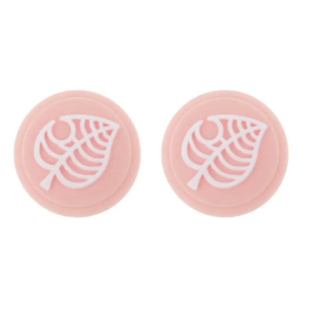 Color: Yellow - 2pcs Cherry Pink Lemon For Nintendo Switch Lite OLED Analog Thumb Grip Nintend Swith Joy Con JoyCon Controller Joystick Cap Game