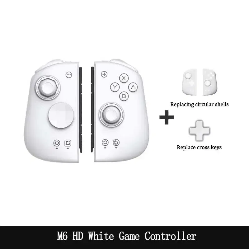 Bundle: Bundle 1, Color: green, Ships From: CHINA - New! M6s Gemini 2 Gamepad Console for Nintendo Switch Joy-con Game Handle Grip Bluetooth Wireless Controller for Switch OLED
