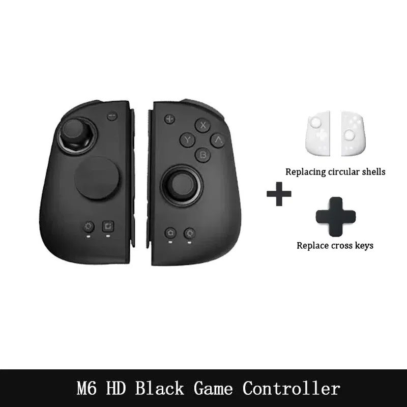 Bundle: Bundle 1, Color: green, Ships From: CHINA - New! M6s Gemini 2 Gamepad Console for Nintendo Switch Joy-con Game Handle Grip Bluetooth Wireless Controller for Switch OLED