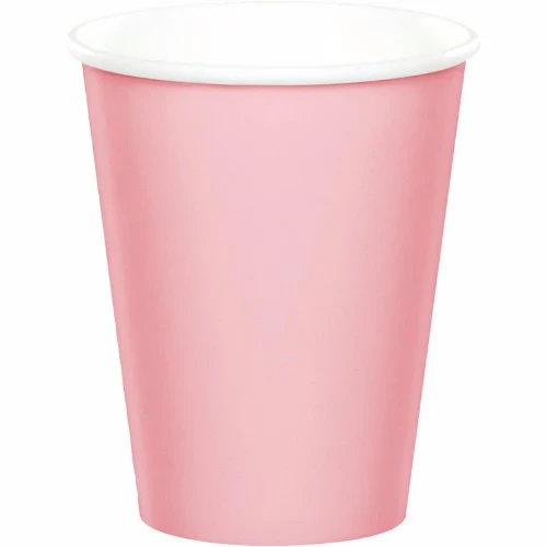 Classic Pink Cups Paper 266ml - Pack of 24