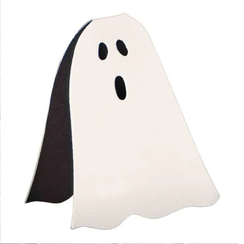 Pumpkin Spice Ghost Paper Place Cards